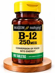 VITAMINA B12 250MCG TAB X 100